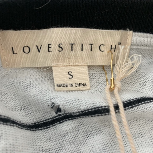 NWT Love Stitch Casual Distressed Top - Picture 6 of 6
